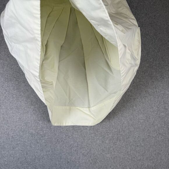 Marni Womens Italy 42 US 6 Pleated Front Knee Length Skirt Cream Pockets Lined - Picture 8 of 8